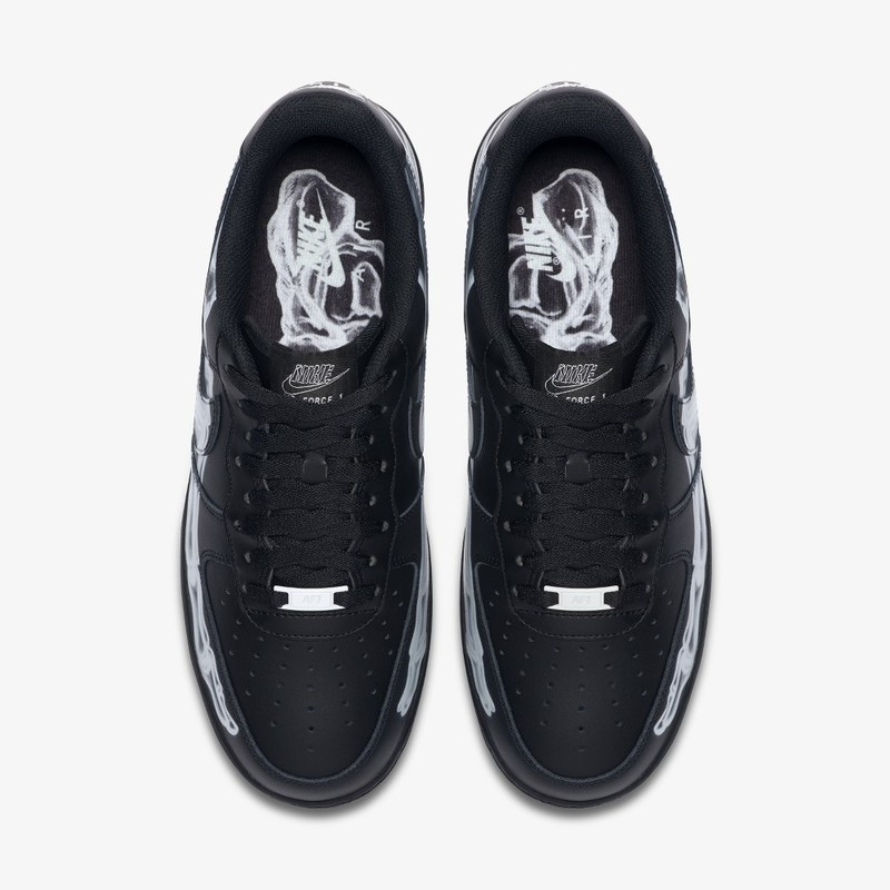 Nike Air Force 1 QS Skeleton Black BQ7541 001 Grailify